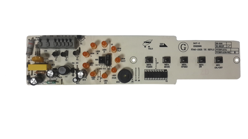 electric fan electronic circuit board